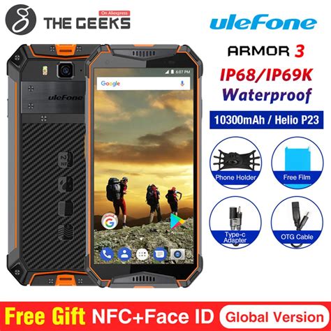 Ulefone Armor Ip Waterproof Mobile Phone Android Fhd Octa