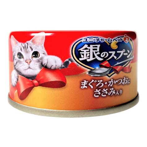 銀のスプーン 缶 まぐろ・かつおにささみ入り 70g ペット用品（猫） ホームセンター通販【カインズ】