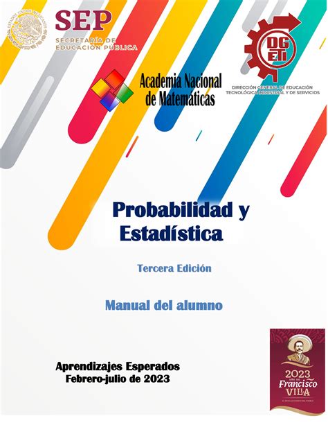 Estadistica Final Manual Del Alumno Probabilidad Y Estad Stica