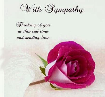 Thinking Of You At Sad Time Free Sympathy Condolences ECards 123