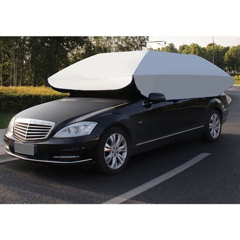 Waterproof Anti Uv Full Automatic Outdoor Car Vehicle Tent Umbrella Sunshade Roof Cover Car