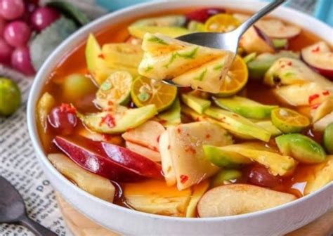 Resep Asinan Buah Paduan Gurih Dan Enak Yang Bikin Kamu Ketagihan