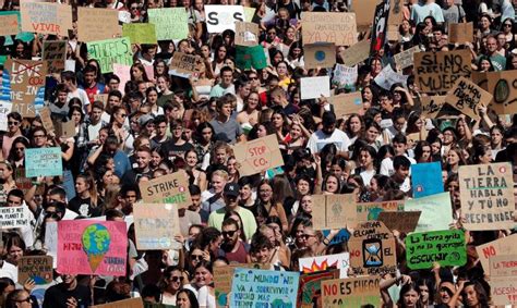 Fotos Los estudiantes se revuelven contra el cambio climático El Correo