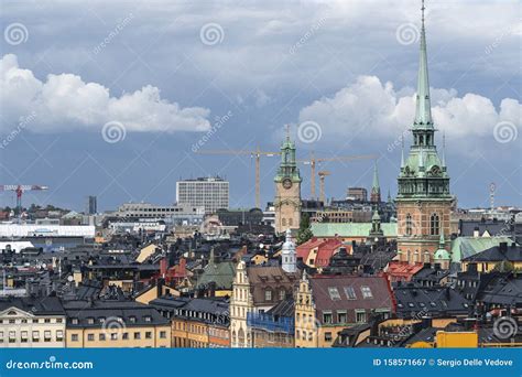 The Roofs In Stockholm Editorial Photography Image Of Ancient 158571667