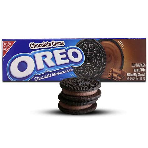 Oreo Chocolate Creme Chocolate Sandwich Cookies Gram