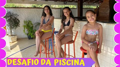 Desafio Da Piscina Brincadeira Muito Divertida Entre As Amigas