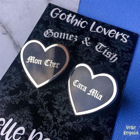 Mon Cher Cara Mia Pins Enamel Pin Unique Anniversary Gift Goth Gift