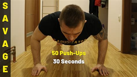 Push Ups In Seconds Pushup Challenge Youtube