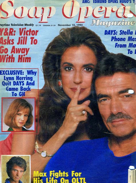 Soap Opera Magazine Cover November 10 1992