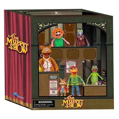 Pack 6 Figurines The Muppets Backstage Deluxe Box Set Diamond Select