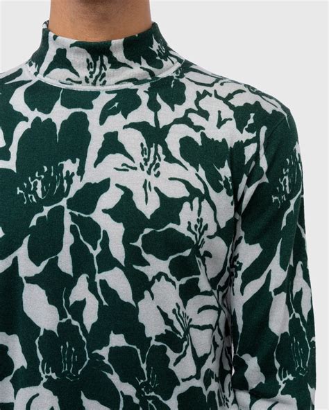 Dries Van Noten Floral Mock Turtleneck Multi Highsnobiety Shop