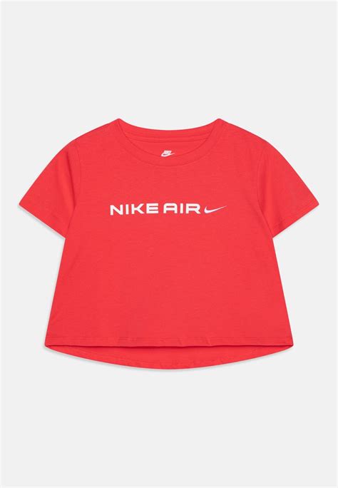 Nike Sportswear Tee Crop Air T Shirt Print Fusion Red Rot Zalando Ch