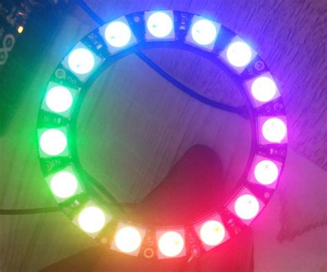 How To Use Neopixel 16 Ring With Arduino Uno Instructables