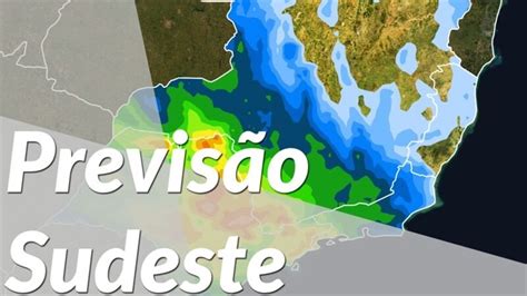 Avanço de frente fria traz chuvas fortes no sudeste