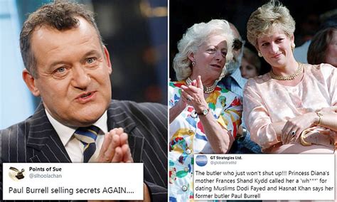 Princess Diana S Ex Aide Paul Burrell Blasted For Claims About Mother Daily Mail Online