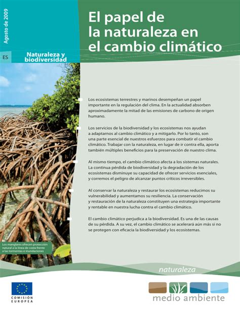 El papel de la naturaleza en el cambio climático