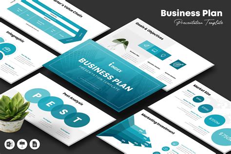 Business Plan Powerpoint Template Presentation Templates Creative