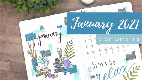 Plan With Me January Bullet Journal Setup Archer Olive Youtube