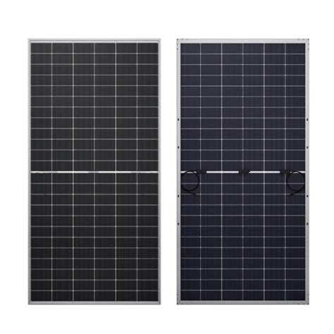 TopCon Bifacial Dual Glass Solar Modules High Power Silver Frame