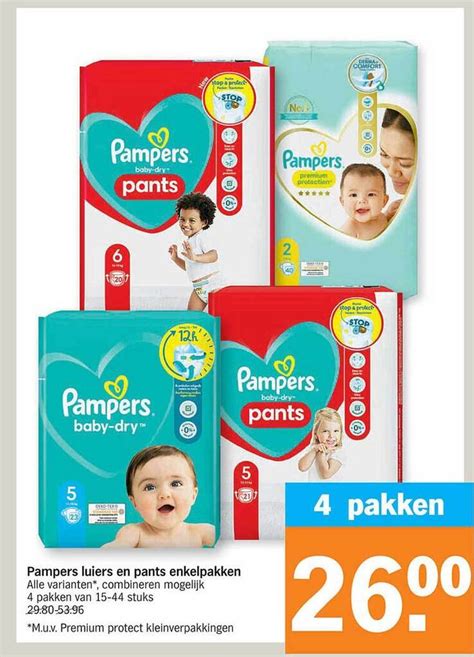 Pampers Luiers En Pants Enkelpakken Promotie Bij Albert Heijn