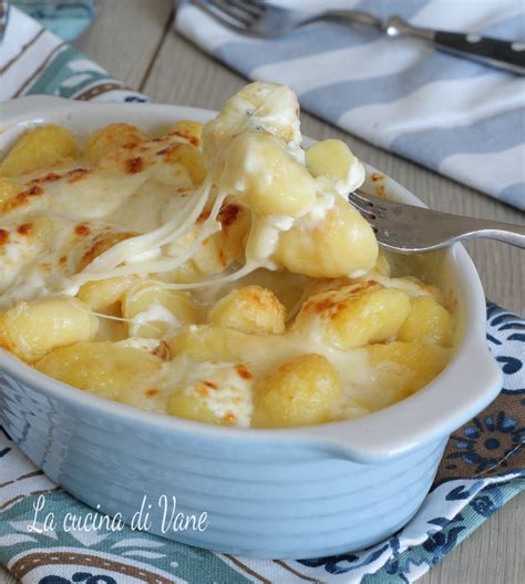 GNOCCHI Gratinati Al FORNO Primo Piatto Cremoso E Filante Con Formaggi