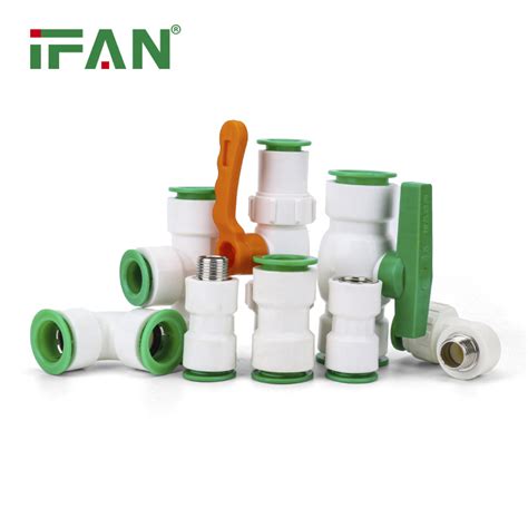 Ifan Plastic Ppr Pipe Fitting Hot Melt Quick Joint Connector For Water