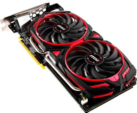 MSI AMD Radeon RX 580 ARMOR MK2 OC 8G GDDR5 PCI Express 3 0 Graphics