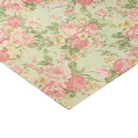 Vintage Floral Tissue Paper | Zazzle.com