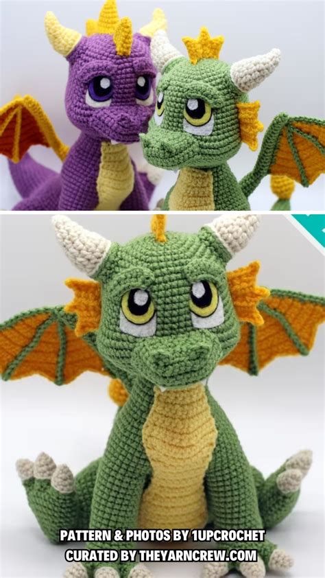 16 Adorable Amigurumi Crochet Baby Dragon Patterns To Make This Year