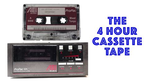 Cassette Bgm Systems How To Squeeze 4 Hrs Of Music Onto One Tape Aei Propac Youtube