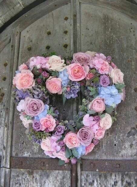 Rose Wreath Heart Shaped Wreaths Floral Wreath Wreaths