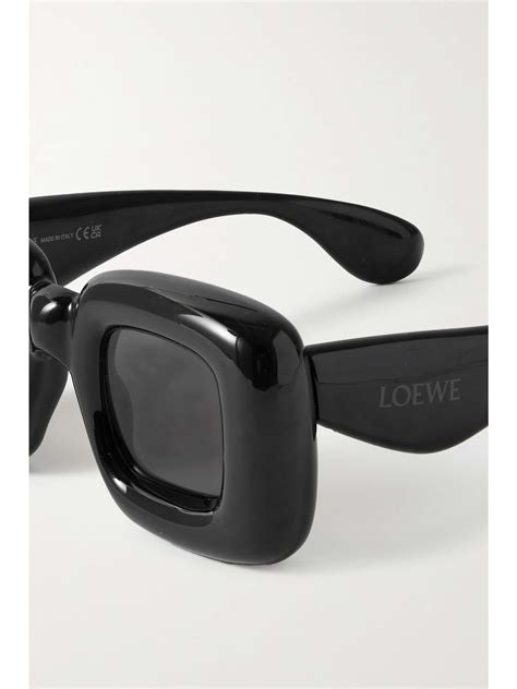 Loewe Eyewear Inflated Oversized Square Frame Acetate Sunglasses Net A Porter