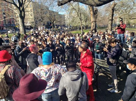 Homeless New Yorkers Protest Adams Homeless Camp Sweeps