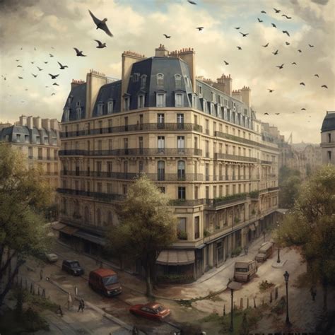 Premium Ai Image Paris City Landscape