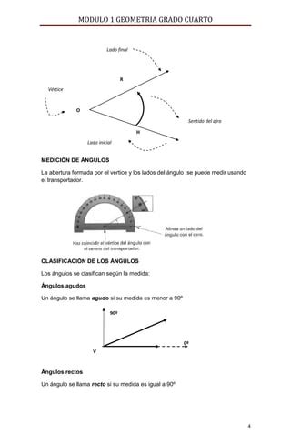 Modulo Geometria Cuarto Pdf