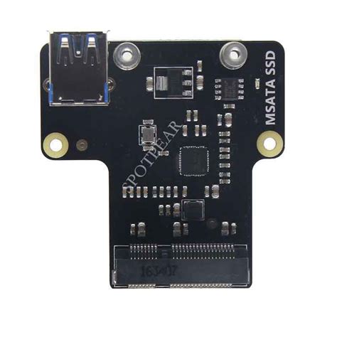 Raspberry Pi X V Msata Ssd Hard Drive Expansion Board Storage Module