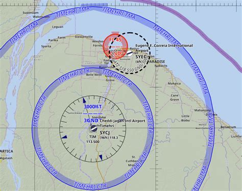 Suriname Guyana Airmate VFR Digital Map Airmate Shop