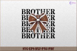 Football Brother Coquette Bow Png Retro Graphic By Craftdesign