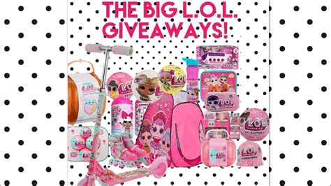 Huge Lol Doll Toys Giveaway Lol Blind Bags Lol Ball With Mummy And