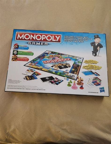 Super Mario Monopoly Gamer Board Game Nintendo Hasbro BRAND NEW