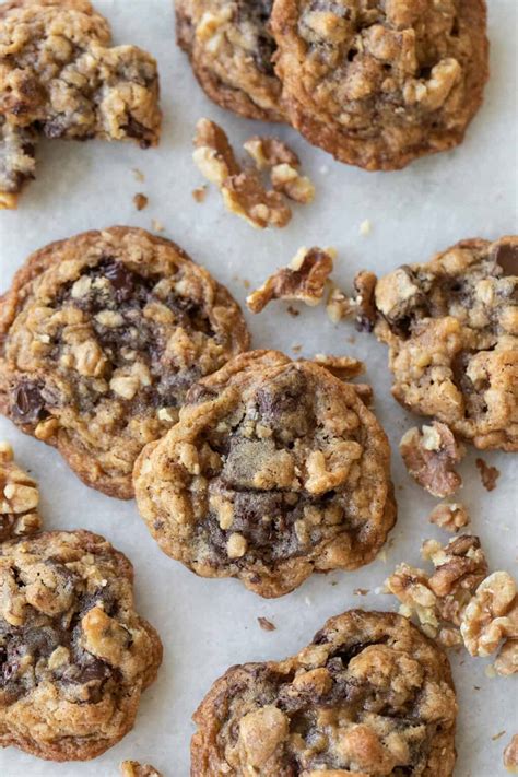 Chewy Chocolate Chip Walnut Cookies Sugar And Charm