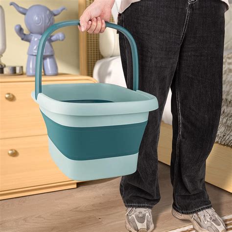 Udefineit Large Collapsible Foot Bath Soak Tub 15l4 Gallons Portable Feet Spa Basin With