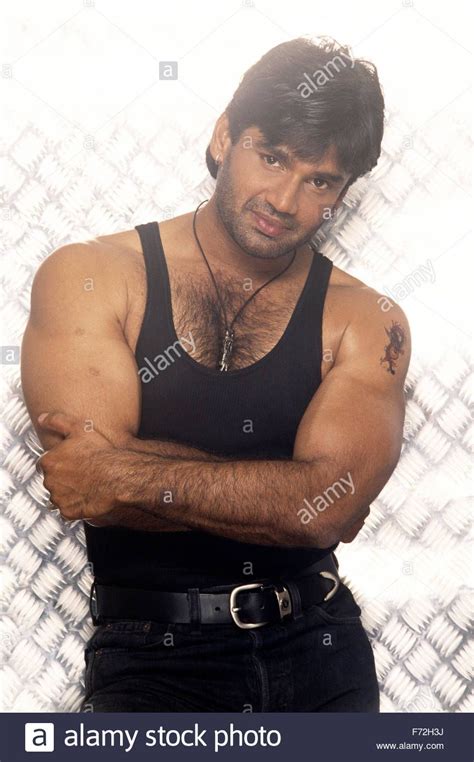 Download This Stock Image Indian Film Actor Sunil Shetty India Asia