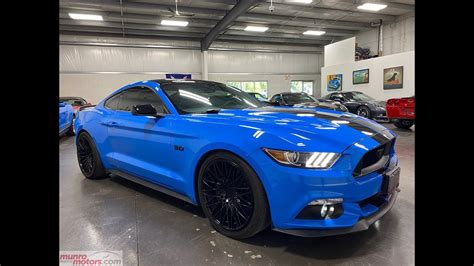 Ford Sold Sold Sold Mustang Gt In Grabber Blue Stage Roush Kit