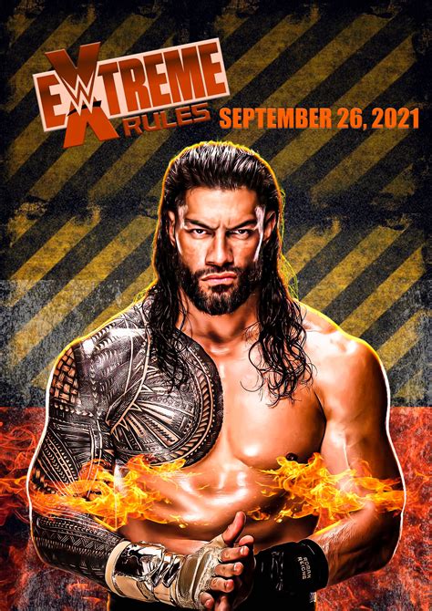 Extreme Rules 2021 Custom Poster Cover By Poto4 By Poto4 On Deviantart