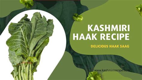 Haak Saag Kashmiri Haakh Recipe Kashmiri Cuisine