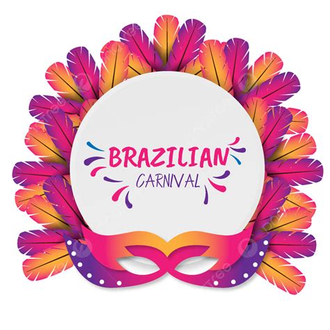 Brazilian Carnival Vector Design Images Colorful Brazilian Carnival