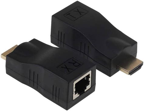 Удлинитель кабеля HDMI в RJ45 \ переходник\ адаптер, цена 213.44 грн ...