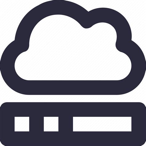 Cloud Computing Cloud Network Hosting Network Server Cloud Icon