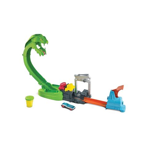 Pista De Percurso Hot Wheels City Ataque Da Serpente Shopee Brasil